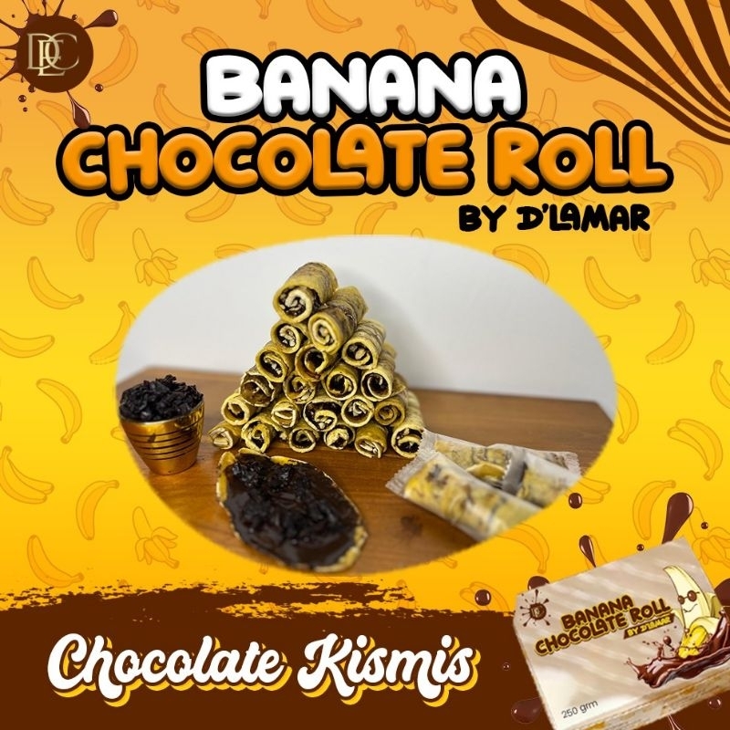 

BANANA CHOCOLATE ROLL TOPING KISMIS