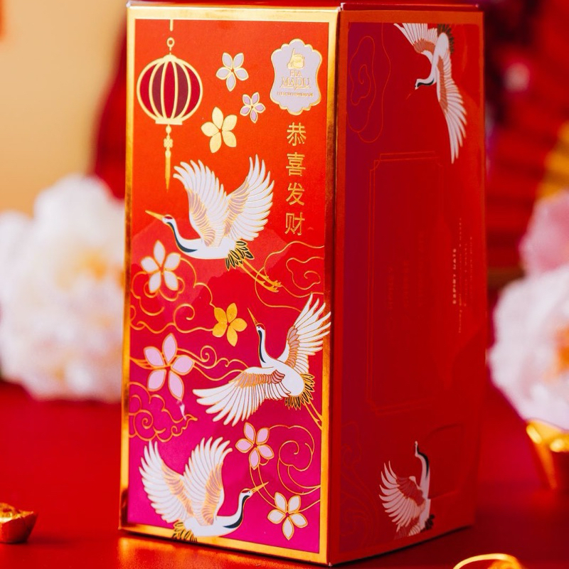 

(BISA PILIH TANGGAL KIRIM) Pia Madu Chinese New Year Hamper - Lucky Box (isi 6pcs Pia)