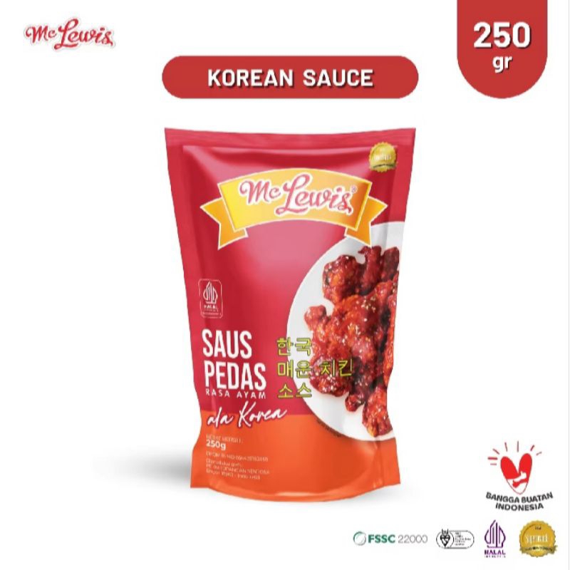 

McLewis Saus Pedas Rasa Ayam Ala Korea 250g