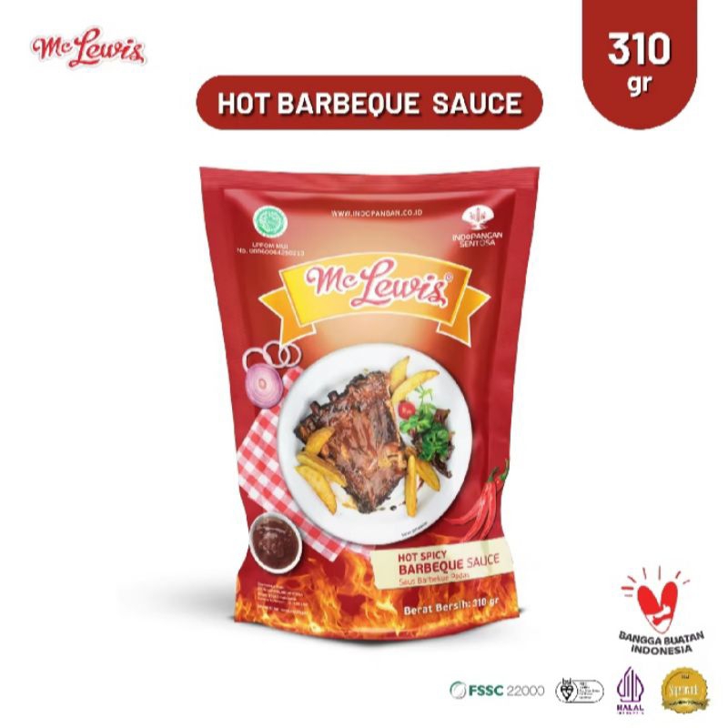 

McLewis Barbeque Pedas 310 gr