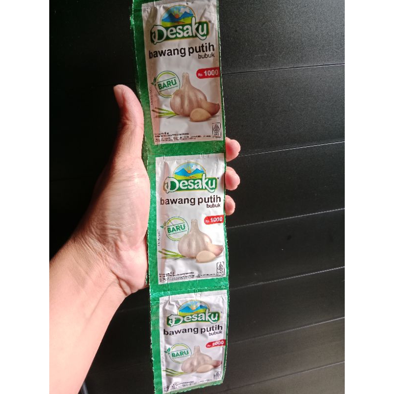 

Desaku Bawang Putih Bubuk 1 Renceng isi 12 Sachet