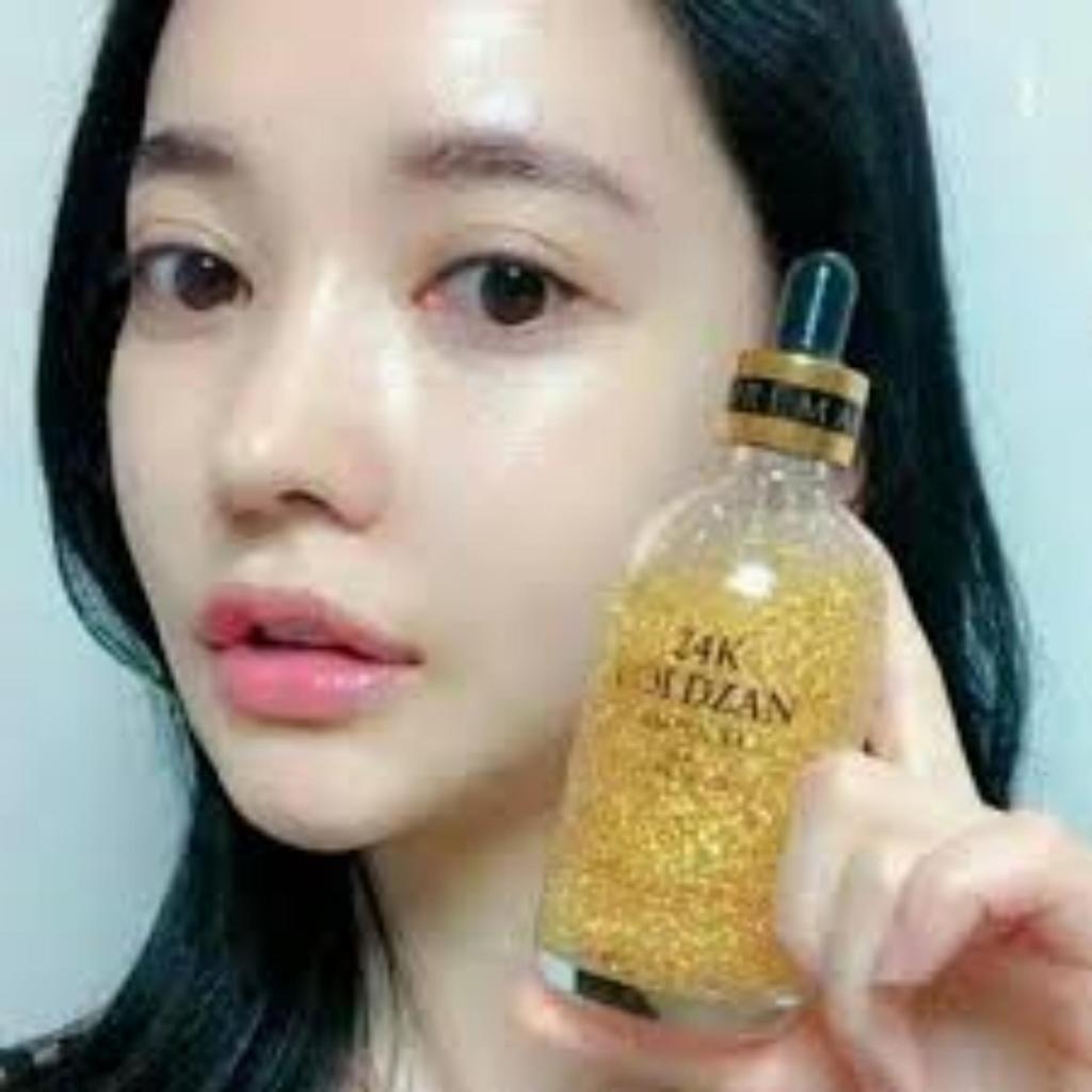Serum Glowing Wajah 24K Pure Gold Ampoule Pencerah Wajah Original Serum Emas Pemutih Wajah Korea 99%