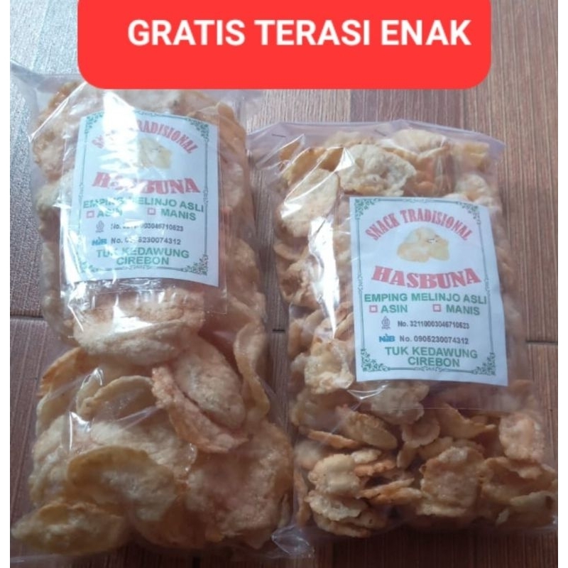 

Emping Matang Original per bal 1 kg ENAK khas Cirebon