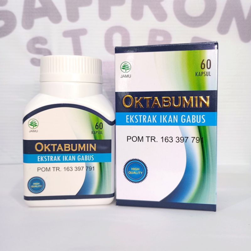 Oktabumin Ekstrak Ikan Gabus 60 Kapsul