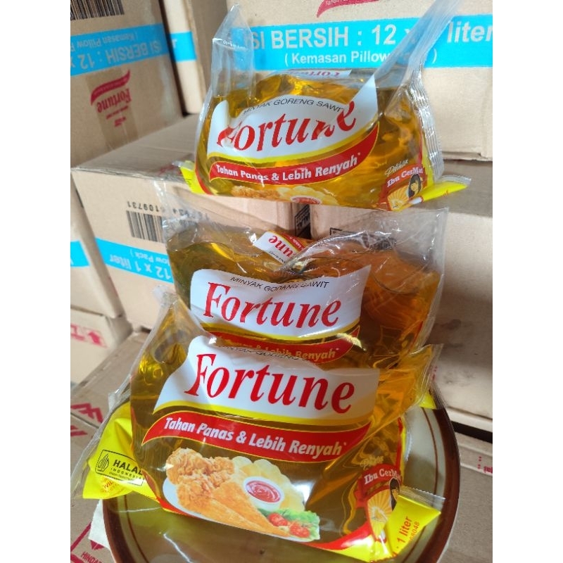 

Minyak goreng Fortune Bantal/Pillow 1L ( 3 PCS )