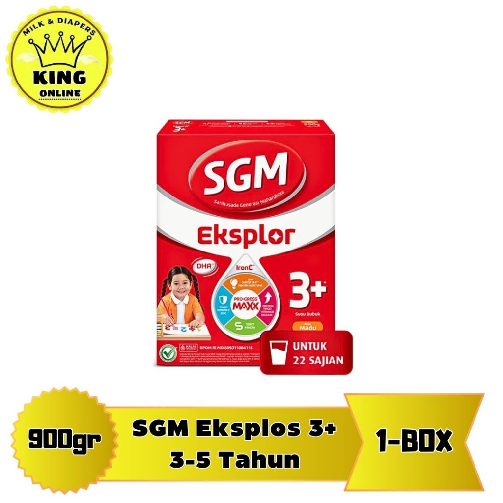 

SGM Eksplor 3+ Usia 3-5 Tahun Madu/Vanila/Coklat 900gr/king.online