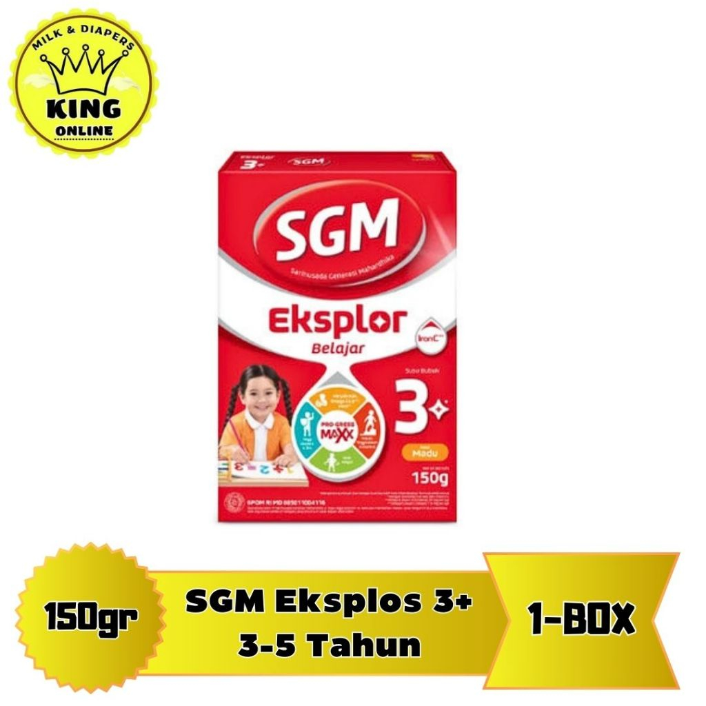 

SGM Eksplor 3+ Usia 3-5 Tahun Rasa Madu/Vanila 150gr/king.online