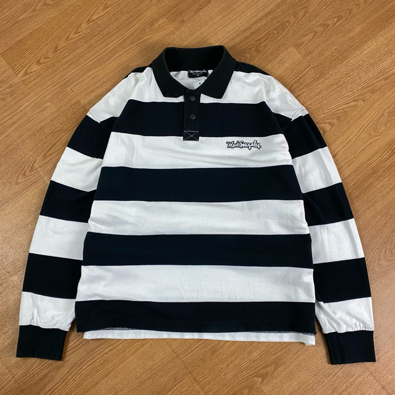 Mark Gonzales Stripe Polo Shirt