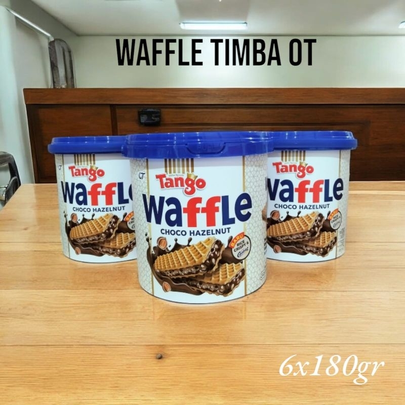 

Aneka Snack Cemilan Murah Tango Waffle Choco Hazelnut Timba 180gr