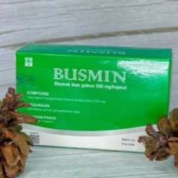 Busmin Kapsul BUSMIN Busmin Box Ekstrak Ikan Gabus, Busmin Kapsul Suplemen, Busmin Kapsul 500mg