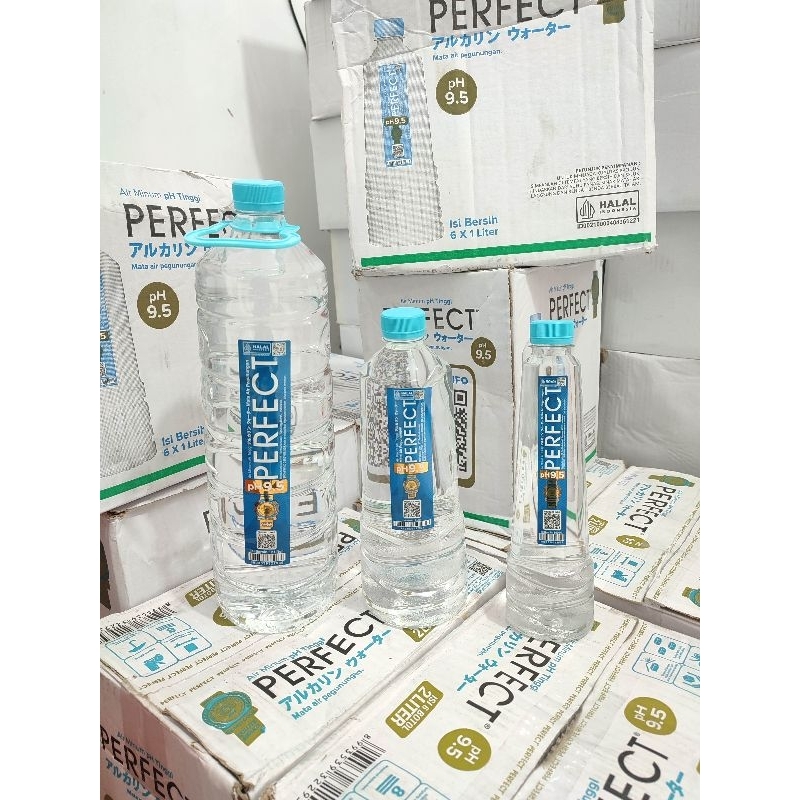 

Perfect Alkaline Water / Air Minum PH 9,5 - (2 liter - 1liter - 500ml)