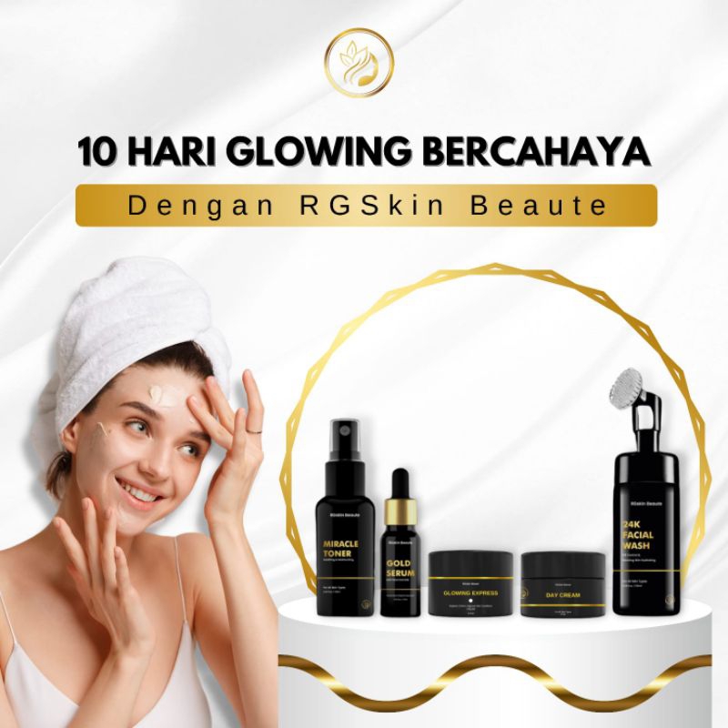 ORIGINAL RG SKIN BEAUTY WHITENING PAKET SKINCARE RG SKIN PERAWATAN KULIT NORMAL DAN JERAWAT RG SKIN 