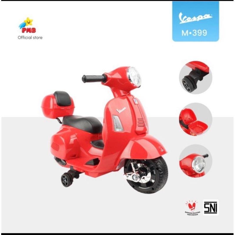 Motor aki anak vespa charger