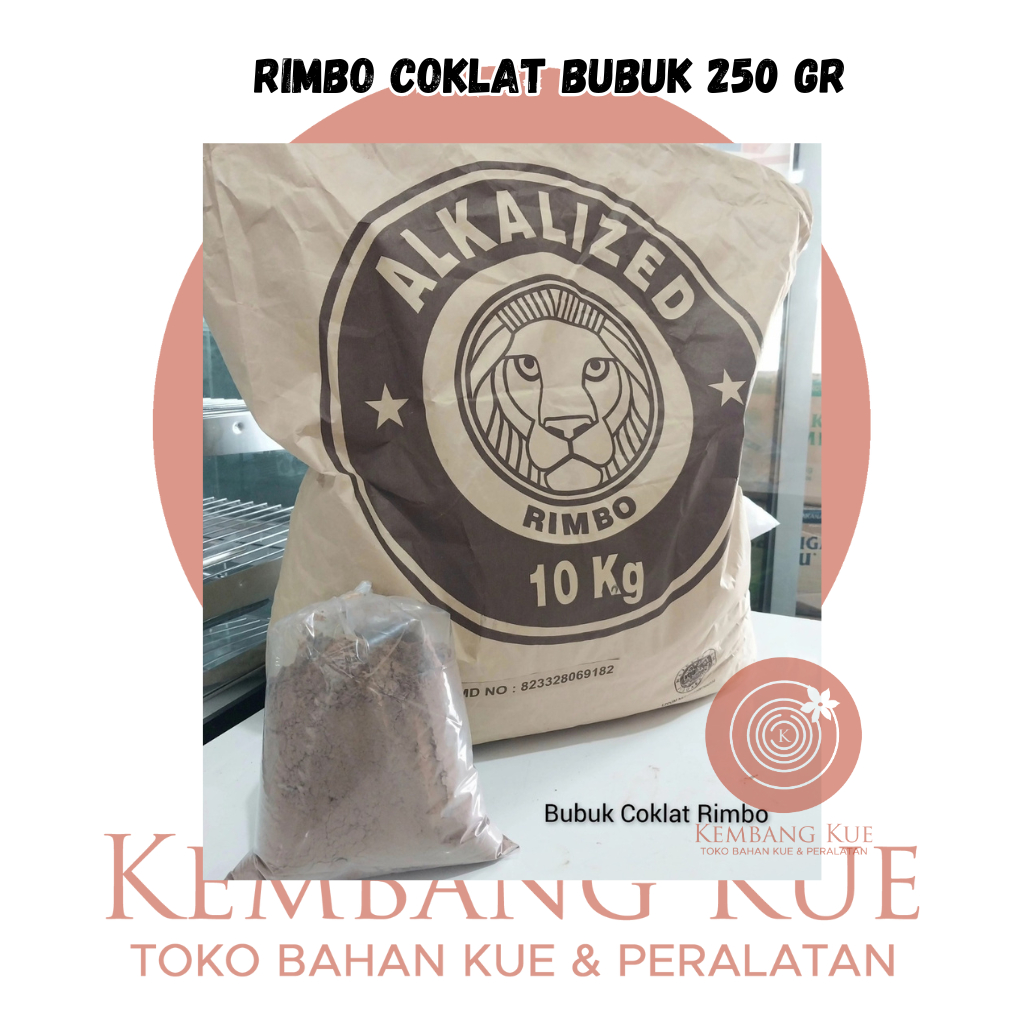 RIMBO COKLAT BUBUK 250GR/rimbo coklat bubuk