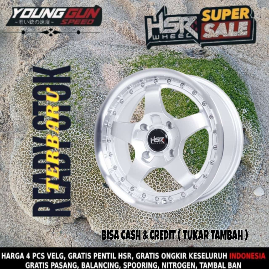 velg celong ring 14 hsr bob untuk avanza xenia livina pelek racing r14
