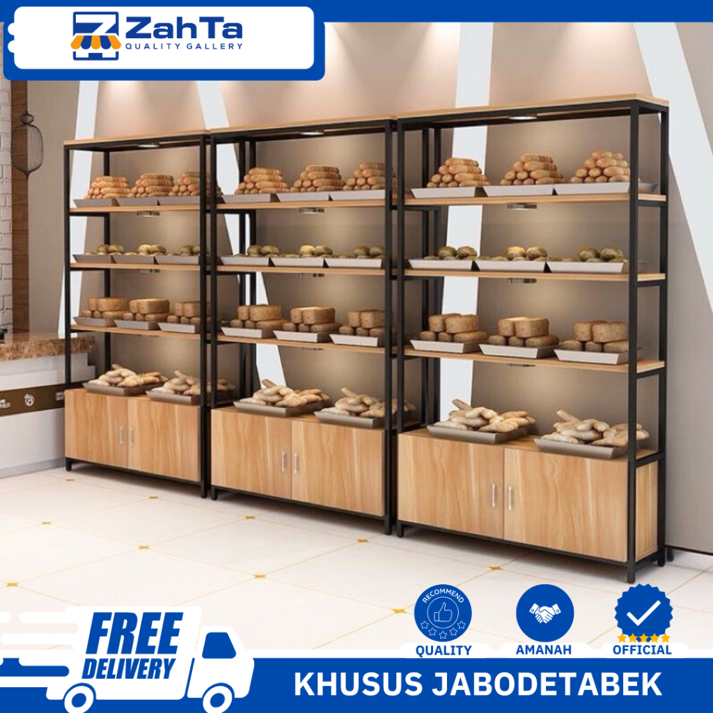 ZAHTA - RAK ROTI DISPLAY TOKO ROTI