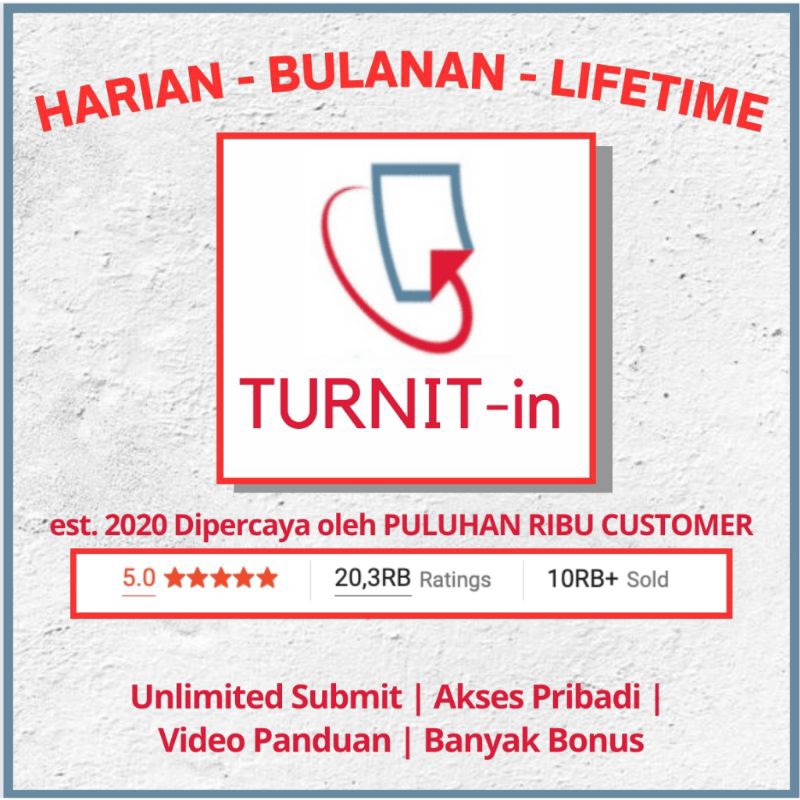 Turnitin Akun Student