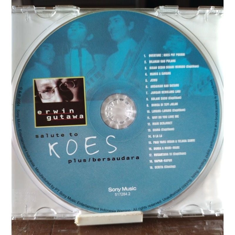 CD MUSIC ORIGINAL TANPA COVER ALBUM