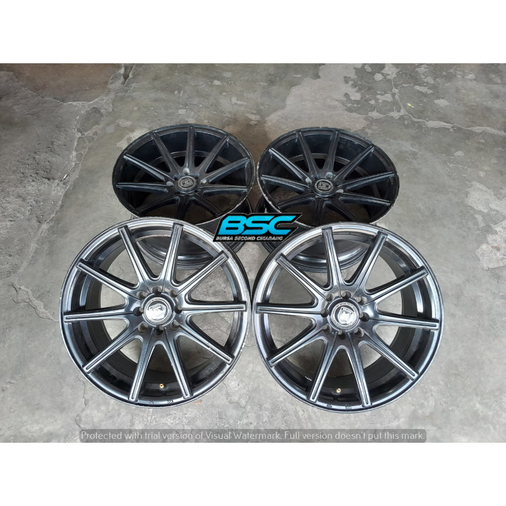 Velg Racing Celong Second R17 Milano Pcd 4x100 4x114 Ring 17 Buat Livina Xenia Vios Yaris Sigra Pele