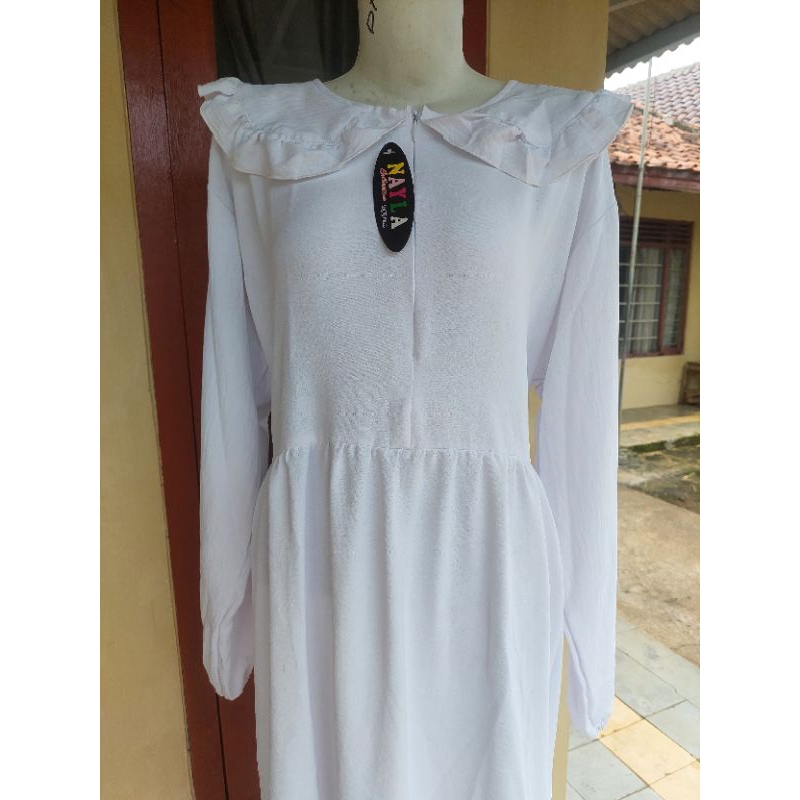 Midi Dress Crinkle Airflow Import Masita Midi Dress Wanita