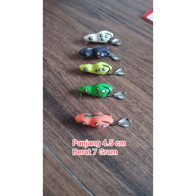 Umpan Casting Soft Frog ikan gabus dan toman