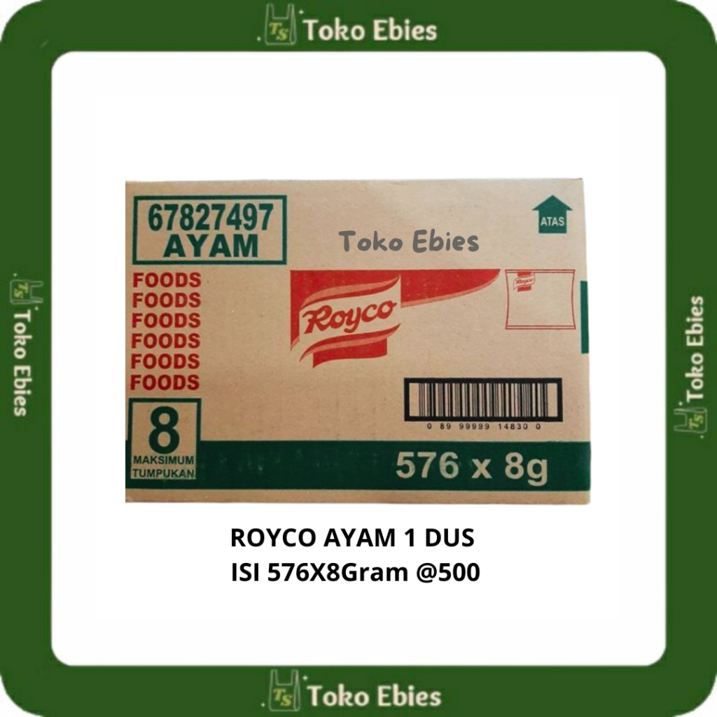 ROYCO AYAM 1 DUS ISI 576x8g @500 MURAH MERIAH