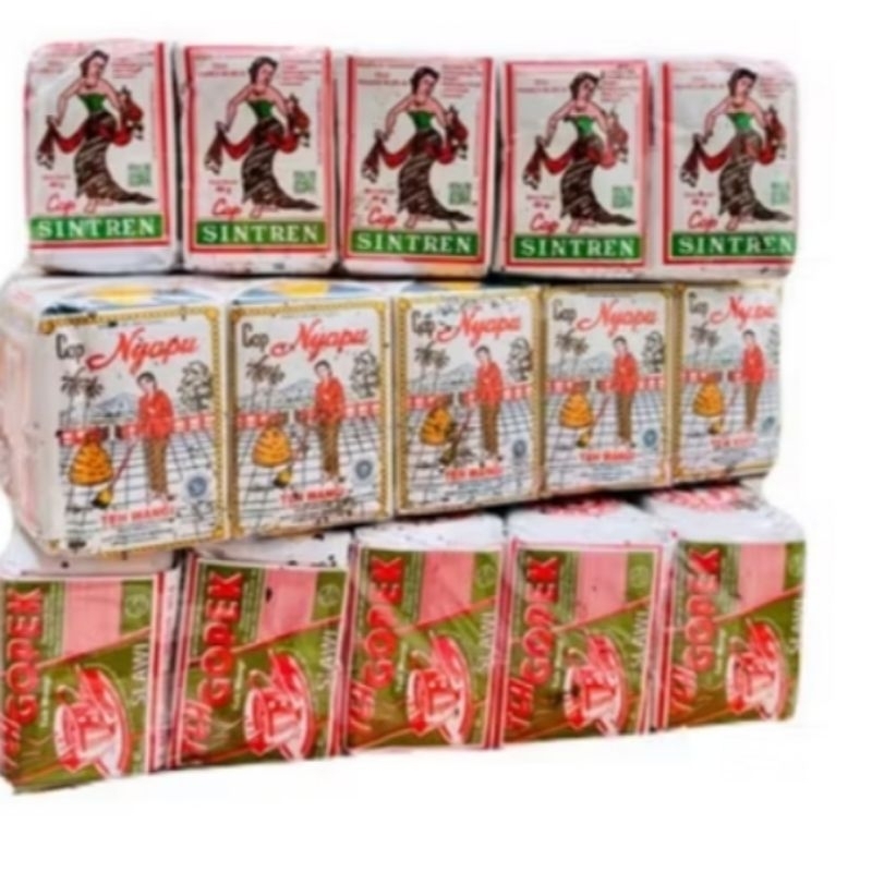 

Paket 3 Teh Solo 3Slop teh gopek teh nyapu teh sintren ,isi 10pcs