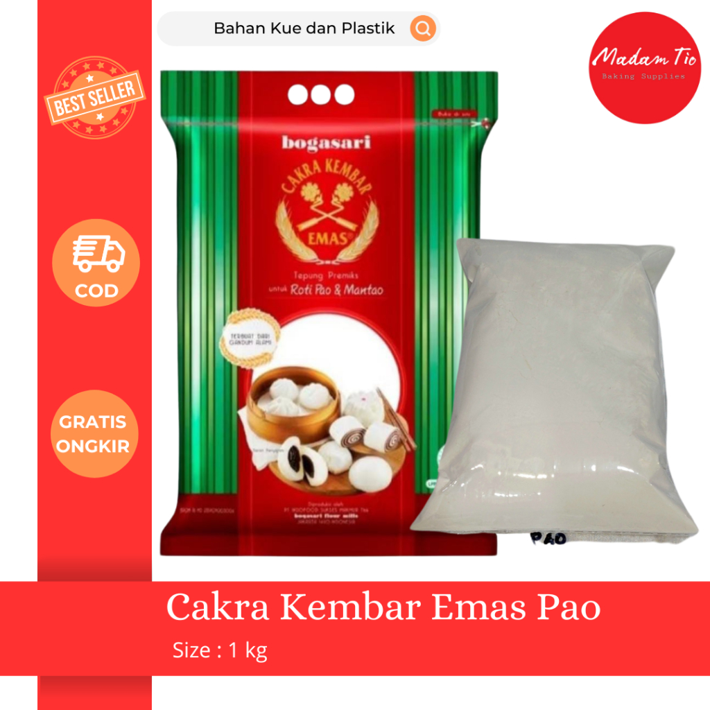 

Cakra Kembar Emas Pao 1kg 1pcs