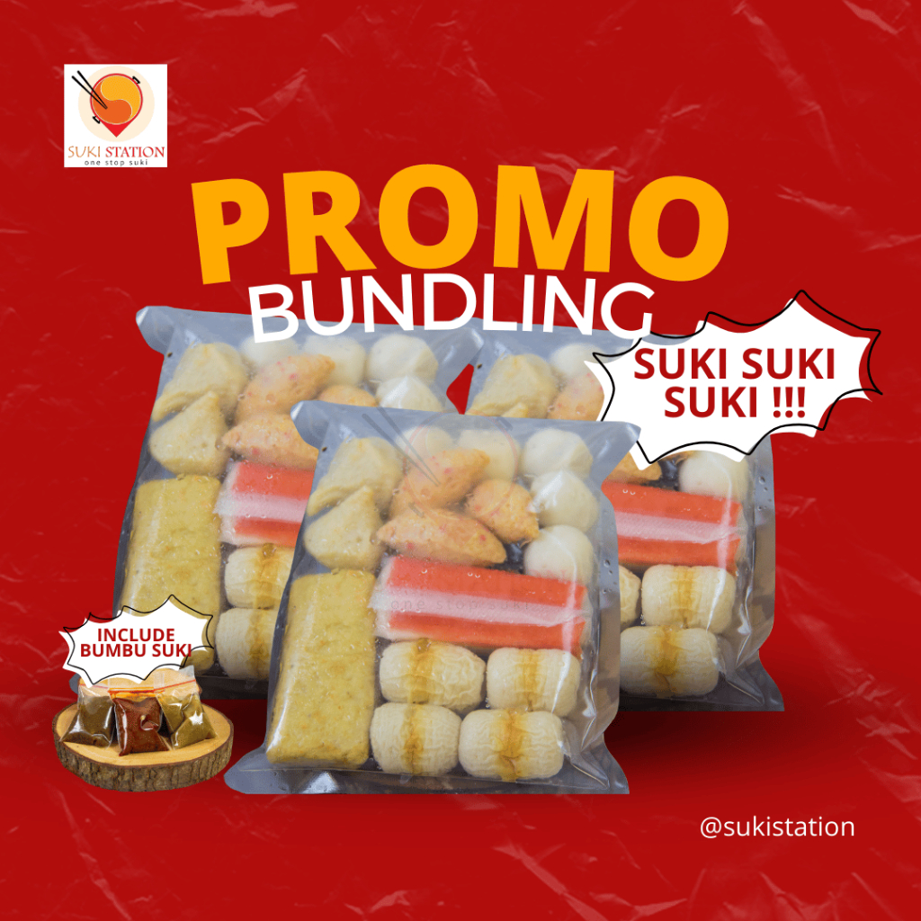 

PAKET HEMAT SUKI STEAMBOAT HALAL (PORSI 6 ORANG) + FREE BUMBU (LENGKAP)