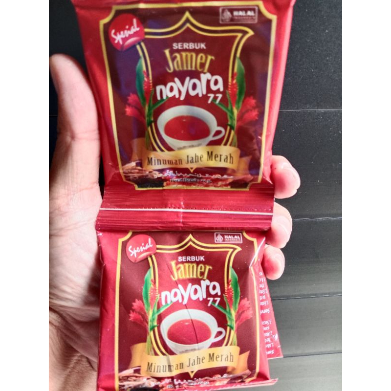 

Naraya Jahe Merah 1 Renceng isi 20 Sachet