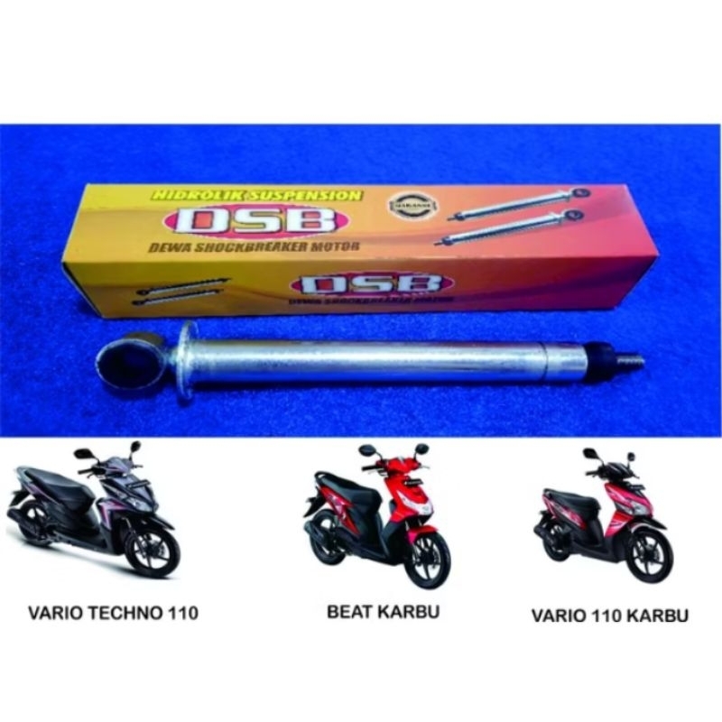 Hidrolik shock Vario lama, Vario 110 fi, Beat lama (karbu), Beat pop. Hidrolik shock belakang beat p