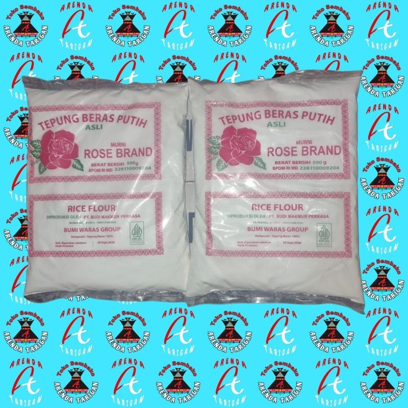 

tepung beras rose brand 500gr