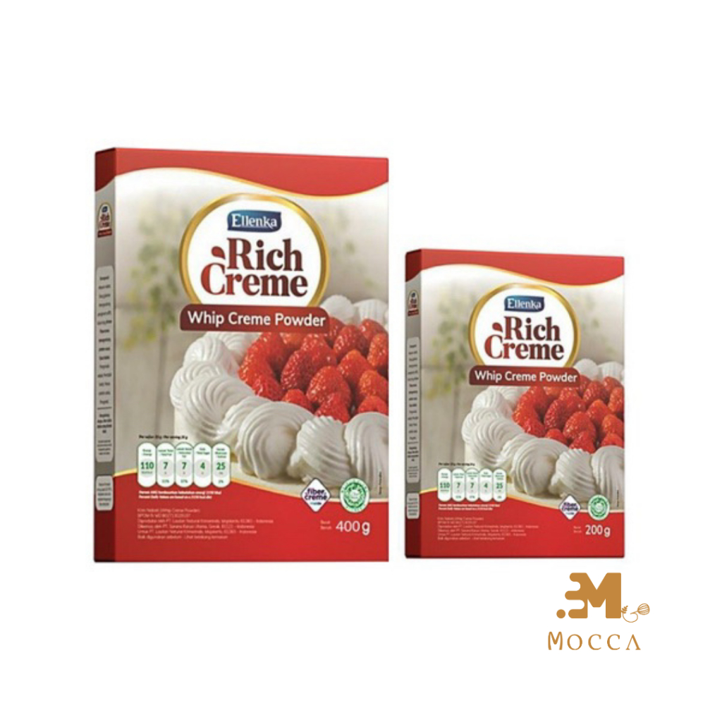 

ELLENKA RICHCREME WHIP CREME POWDER 400GR 200GR