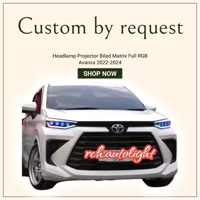 Headlamp Projector Biled Matrix Full RGB  Custom Veloz 2022-2024 Alis RGB Devil RGB 4set Projector B