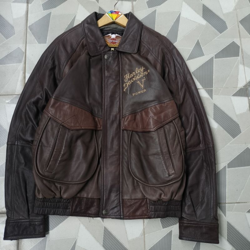 jacket kulit harley davidson