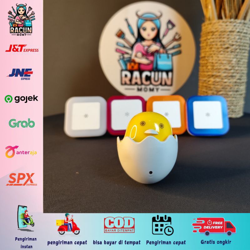 Lampu Tidur Deteksi Cahaya / Lampu Tidur LED Sensor Cahaya  / Lampu Tidur Otomatis Mati