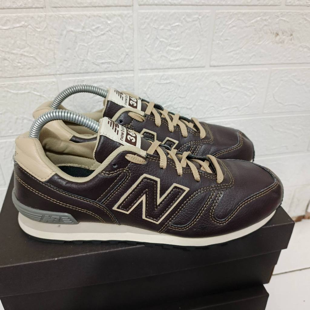 NB New Balance 368 Leather/ Kulit Brown Original - Size 40,5 / 25,5cm