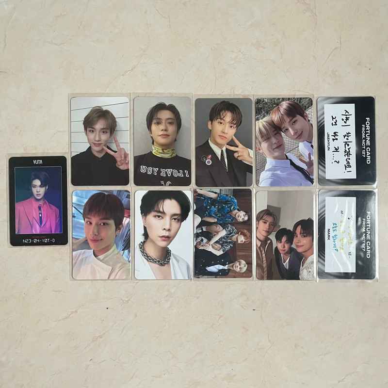 Pc Johnny Yuta Jaehyun Winwin Jungwoo Mark NCT 127 NCT U NCT Dojaejung DJJ Photocard Fortune Card