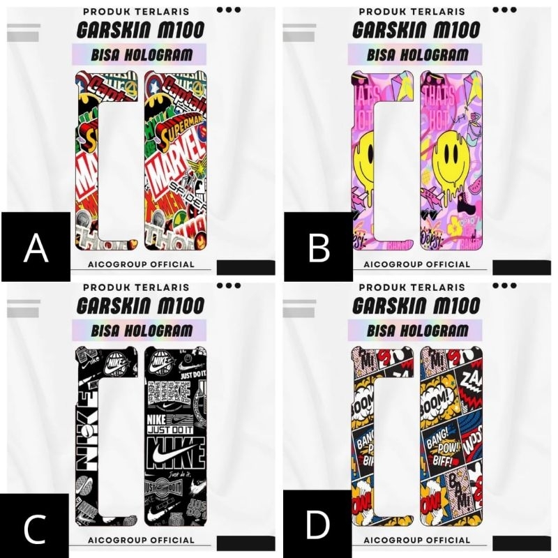 

Garskin Inner Hologram & Non Hologram M!00