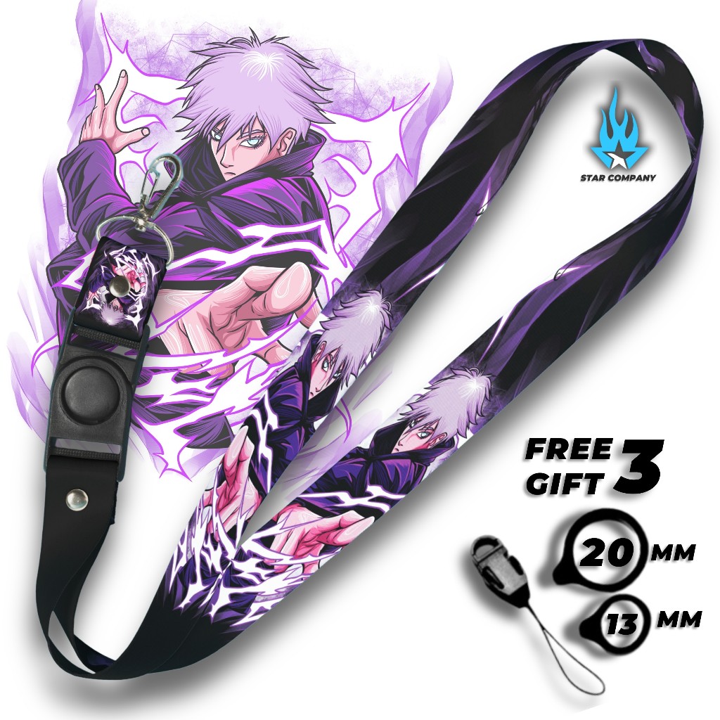 

LANYARD GOJO V1 UNGU SATORU GANTUNGAN HANDPHONE