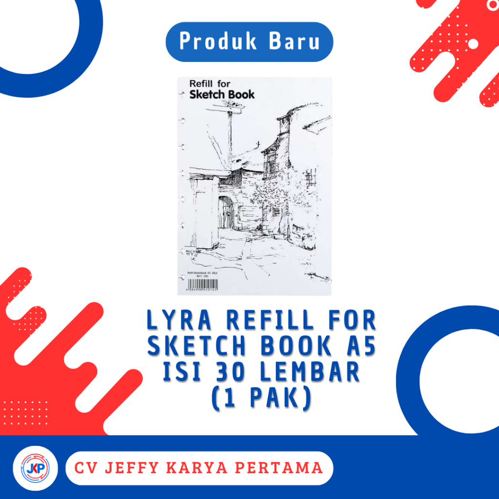 

Lyra Refill For Sketch Book A5 Isi 30 Lembar (1 Pak)