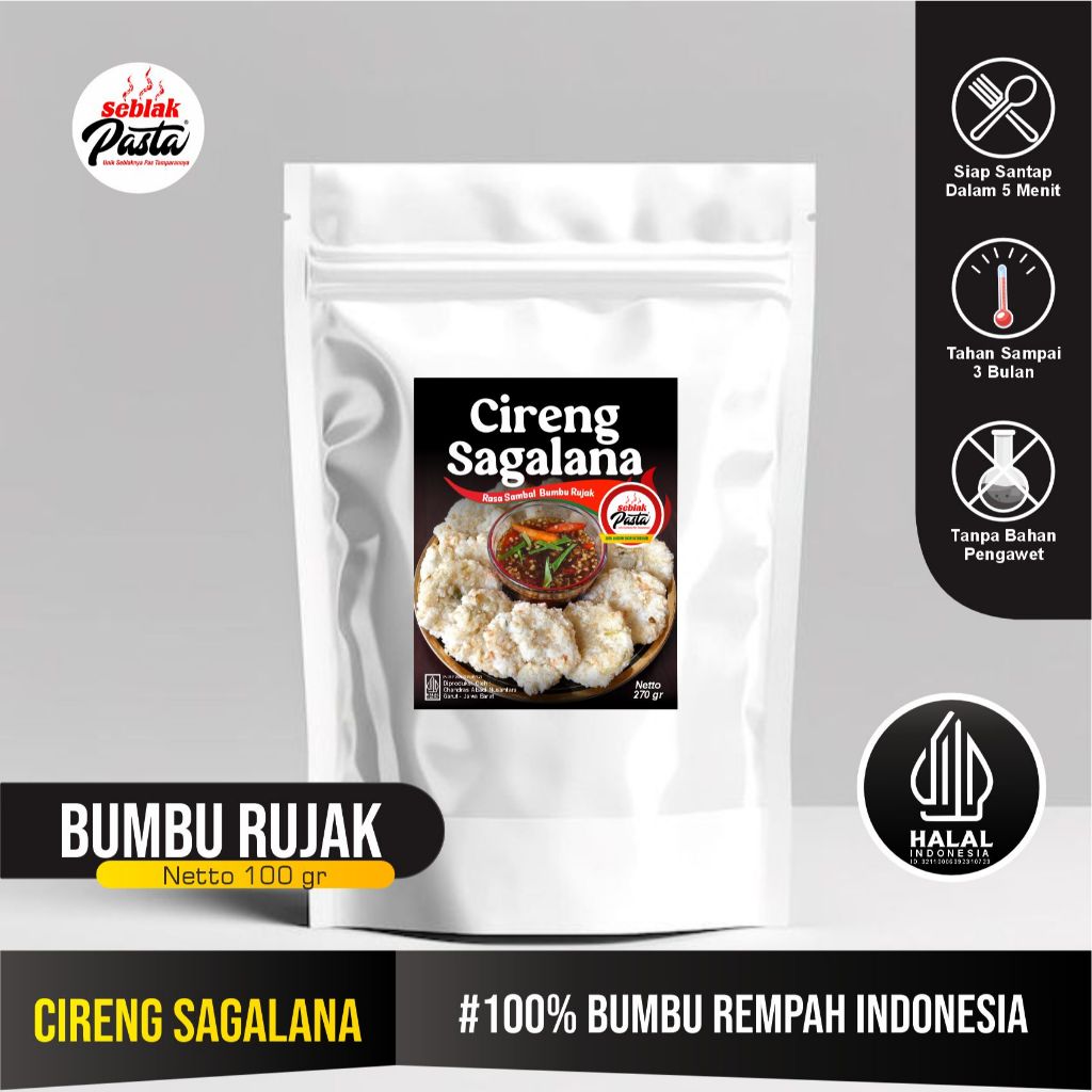 

Cireng krispi original sambal rujak CIRENG SAGALANA isi 14 pcs