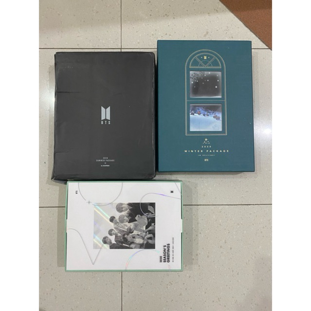 wts want to sell bts dvd winter package winpack 2020 summer package sumpack 2019 season greetings 20