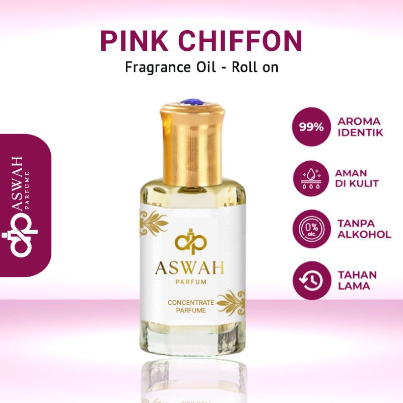 Parfum Roll on/oles - Parfume Wanita PINK CHIFFON - Wangi Tahan Lama Non alcohol murni