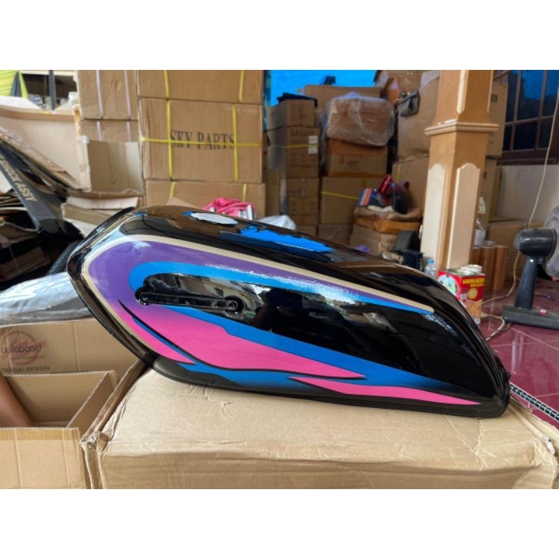 tengki Yamaha RX spesial 2002 2003 hitam