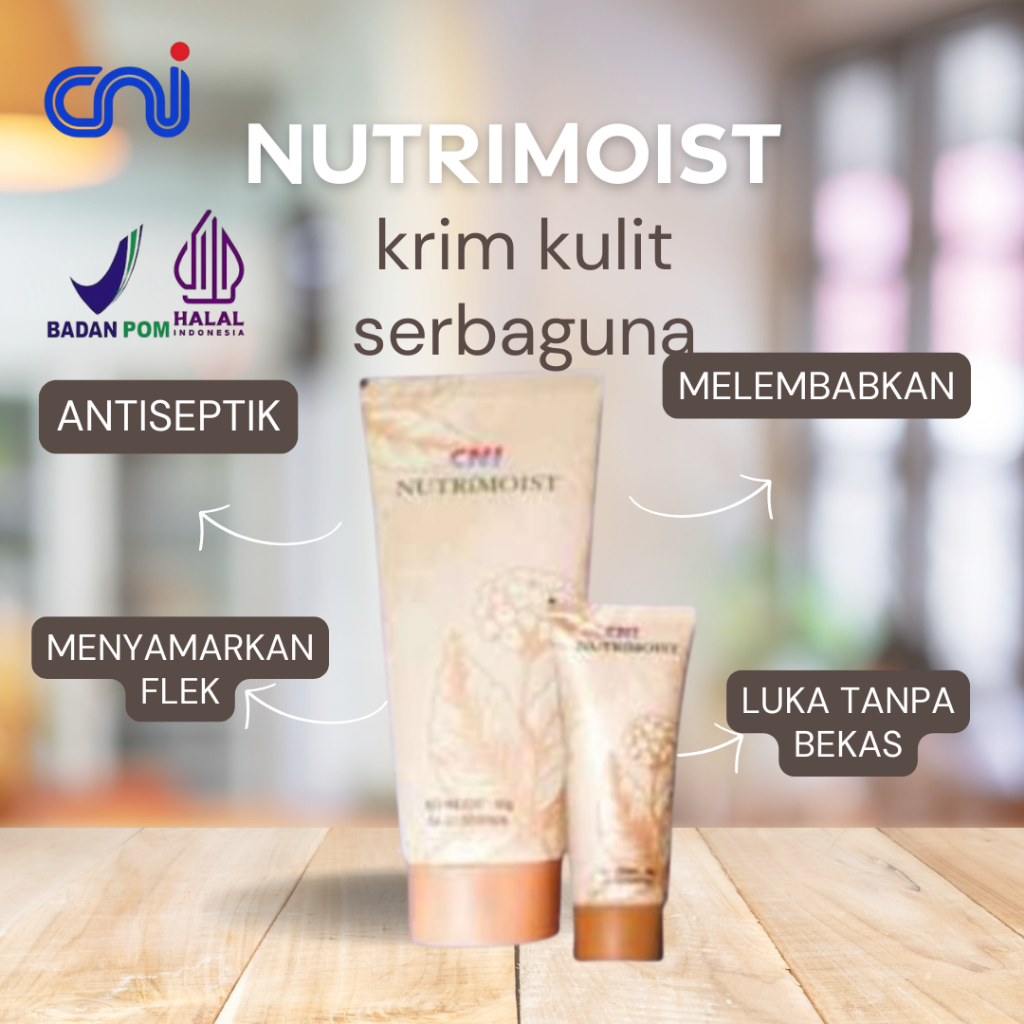 NUTRIMOIST CNI ORIGINAL NUTRIMOIST CNI ORIGINAL 50gr SALEP LUKA BAKAR DAN BEKAS LUKA LUKA