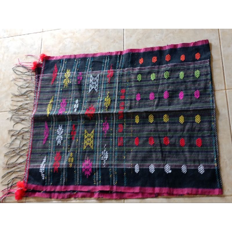 ulos Sadum hitam gliter dan katun