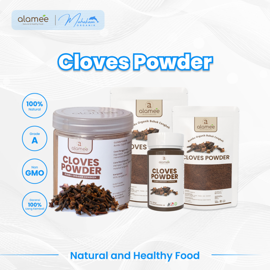 

ALAMEE Cengkeh Bubuk Clove Powder Ground Seasoning Bumbu Organik Masak Dapur
