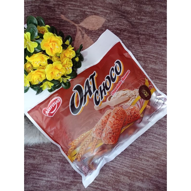 

OAT CHOCO NARAYA ISI 40 PCS (400GR)//VANILA//CHOCOLATE//SWEET POTATO//PANDAN