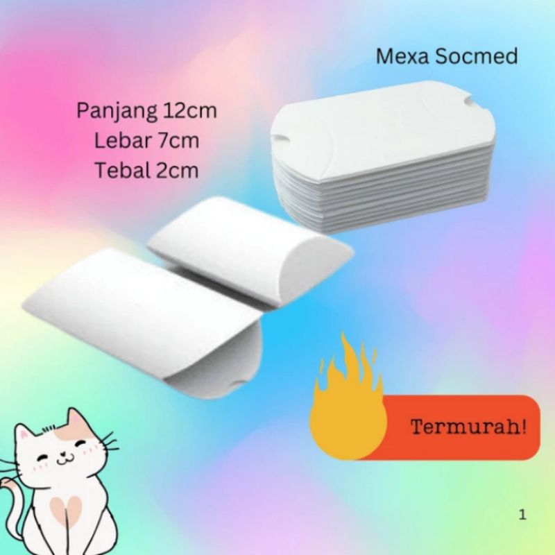 

Pillow box medium pillow box ukuran sedang souvenir box murah